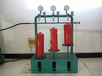 鸿源* 氮气灌装机 半自动干粉灌装机 干粉灌装机